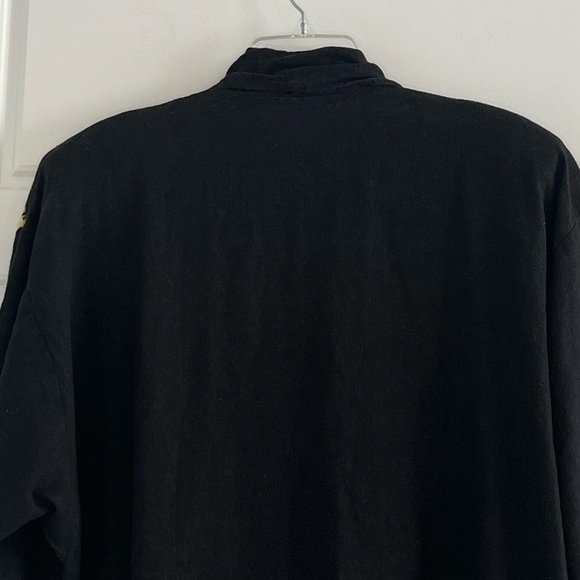 Vintage Koco Collection African Tribal Linen Open Front Longline Duster XL/XXL - Picture 8 of 14